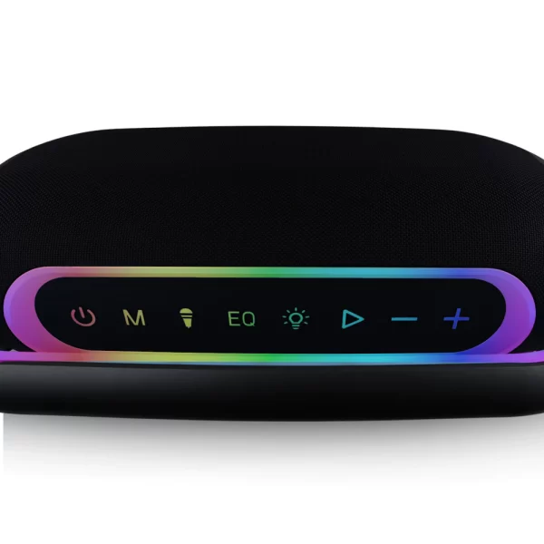 Caixa De Som Imenso X41 Pro 2 Microfones Karaokê 300w Rgb - Image 8
