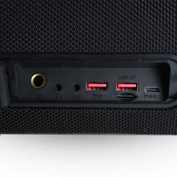 Caixa De Som Imenso X41 Pro 2 Microfones Karaokê 300w Rgb - Image 7