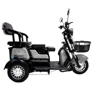 Triciclo Elétrico - Smart PAM - 800w 48v 25Ah - Cinza - Plug and Move