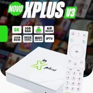 TV box in x Plus V3 Tv e filmes gratuitos 5 Anos De Garantia Sem Mensalidade